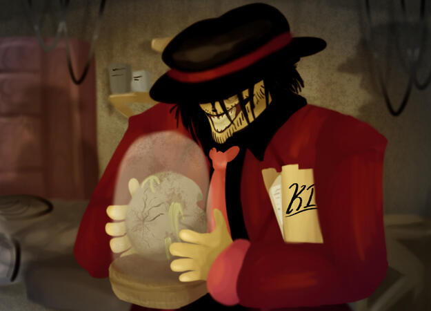 my boi got them sausage fingers