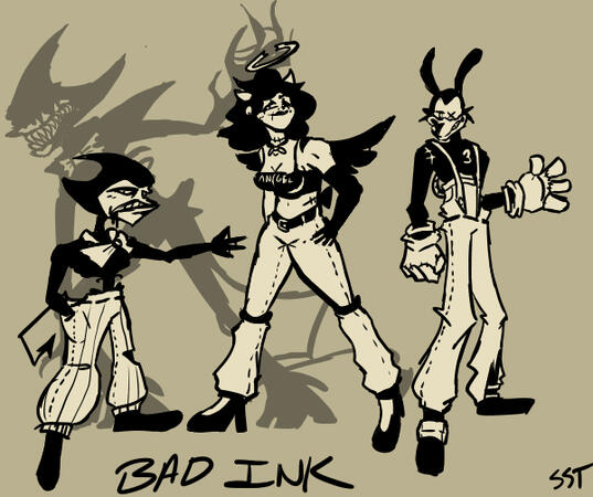 Redesigned bendy characters